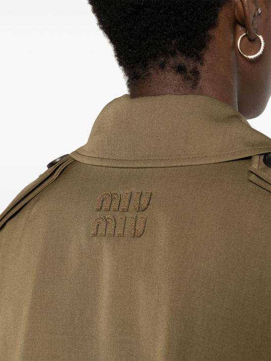  미우미우 트렌치 코트 MS1994SOOO108N SUGHERO - MIU MIU