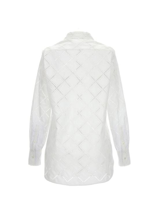  키톤 블라우스 D52445K0989B0100M WHITE - KITON