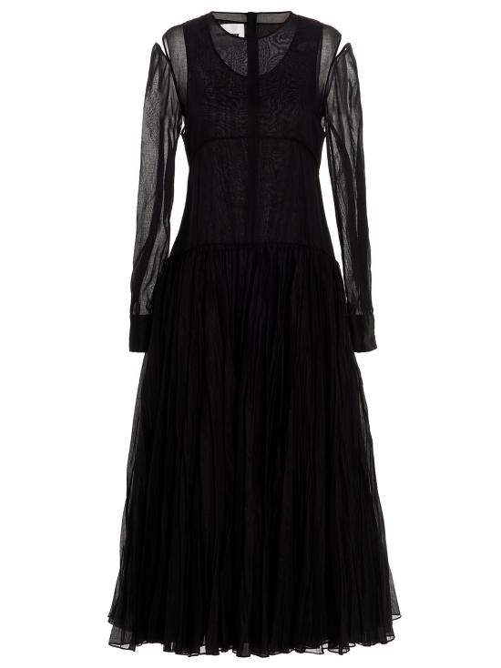  질샌더 미디 미디 원피스 J02CT0101J45014001 Black