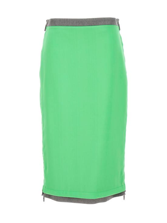  펜디 롱 스커트 FQ7451ANRIF1L7W Green