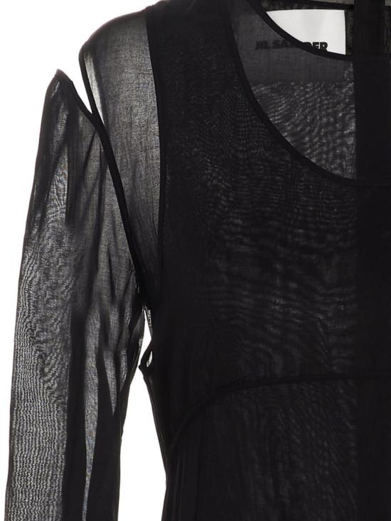  질샌더 미디 미디 원피스 J02CT0101J45014001 BLACK - JIL SANDER