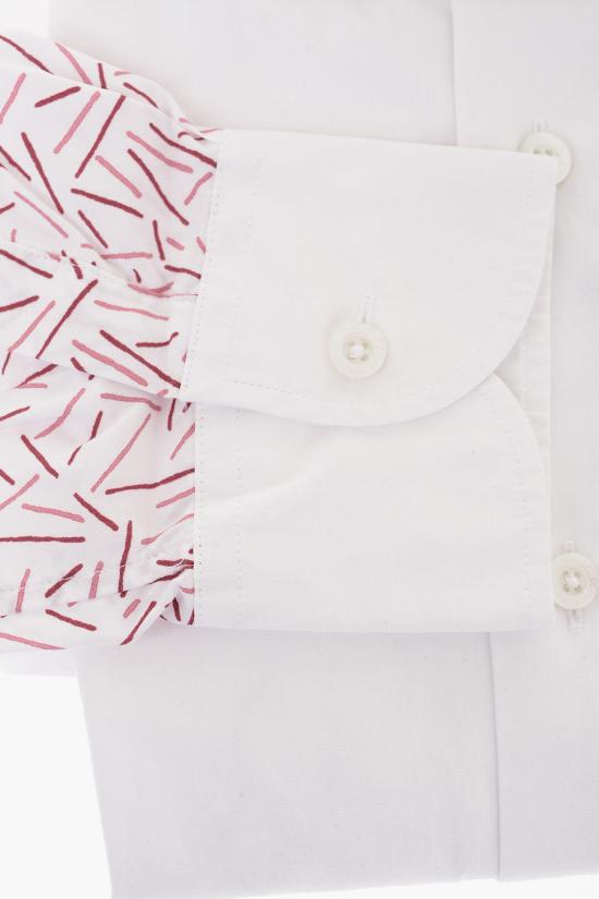  꼬르넬리아니 반팔 셔츠 85P148 0111955 082 White - CORNELIANI