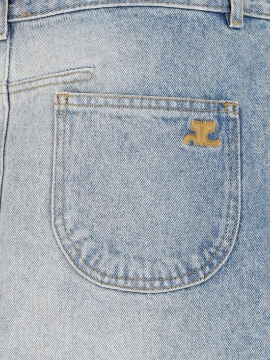  쿠레쥬 데님 스커트 124DJU156DE00167011 BLUE - COURREGES