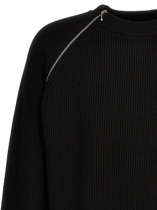  버버리 / 남성 지퍼 디테일 스웨터 8083175BLACK Black BPG - BURBERRY