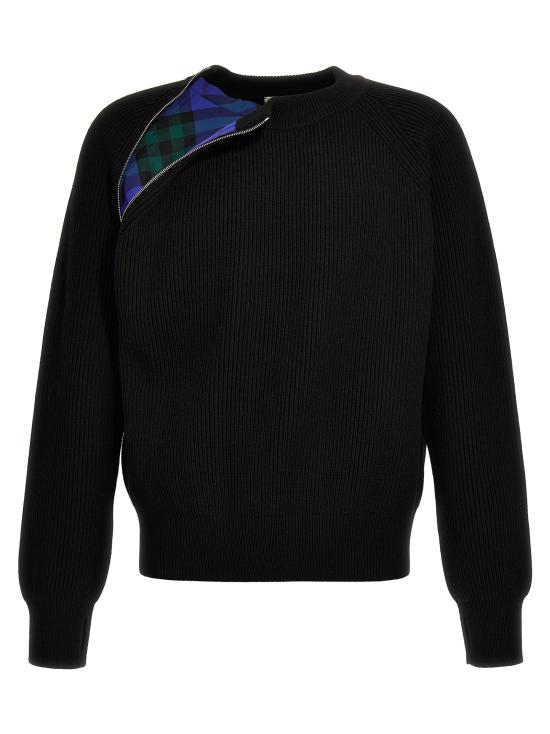  버버리 / 남성 지퍼 디테일 스웨터 8083175BLACK Black BPG - BURBERRY