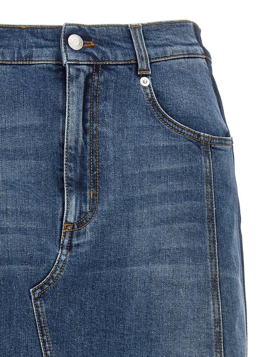  알렉산더 맥퀸 데님 스커트 780574QMACL4109 Blue - ALEXANDER MCQUEEN