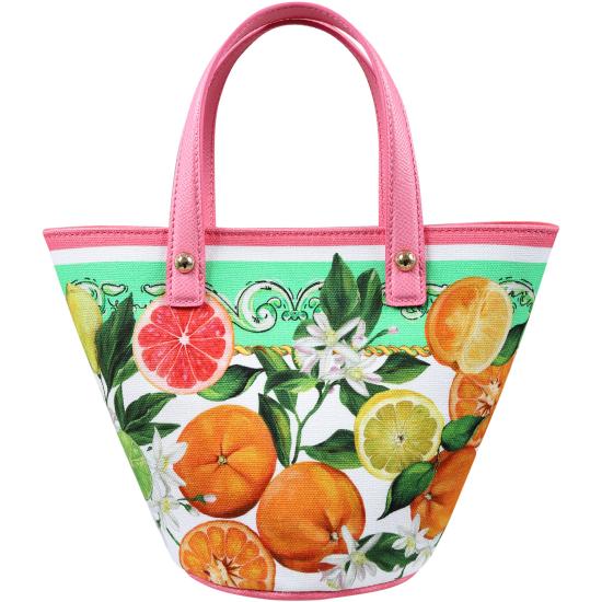  돌체앤가바나 / 키즈 프루츠 프린트 캔버스 토트백 EB0054 AD280 HV5AN MULTICOLOR BPG - DOLCE & GABBANA
