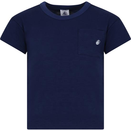 25FW [키즈] 쁘띠바또 티셔츠 A0A10 01 MEDIEVAL BLUE