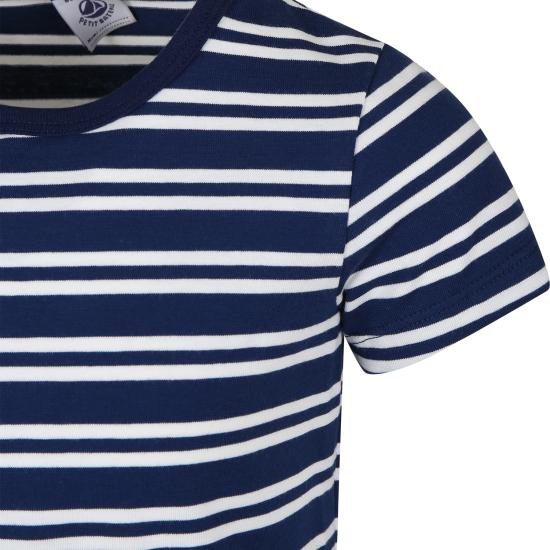 25FW [키즈] 쁘띠바또 원피스 A0ACA 01 MEDIEVAL MARSHMALLOW BLUE - PETIT BATEAU