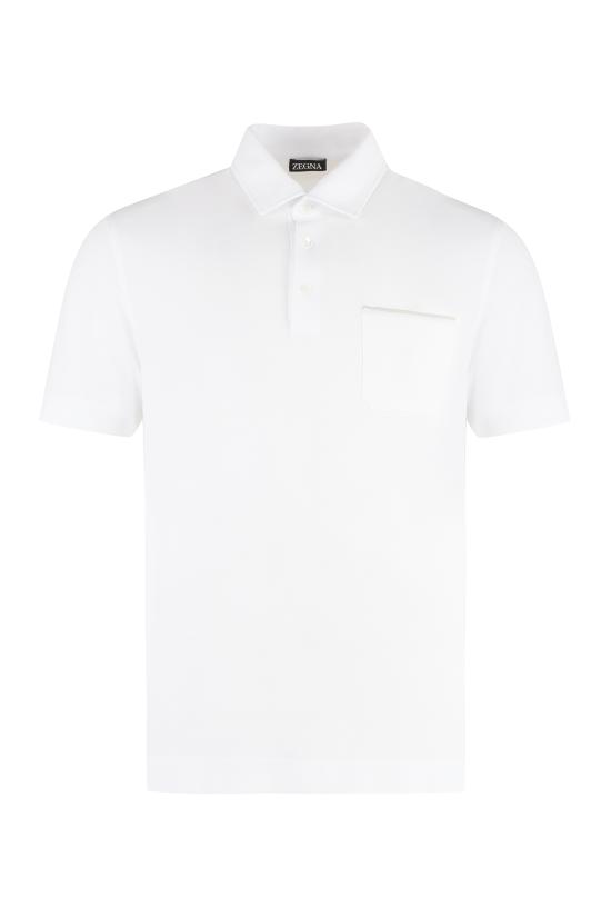  에르메네질도제냐 폴로 티셔츠 D752UD392A7 N00 White