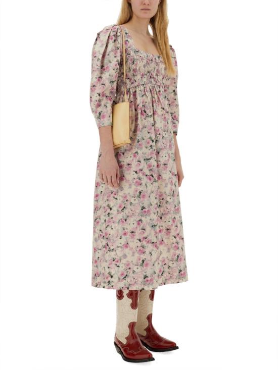  가니 롱 원피스 F8711 787 MULTICOLOUR - GANNI