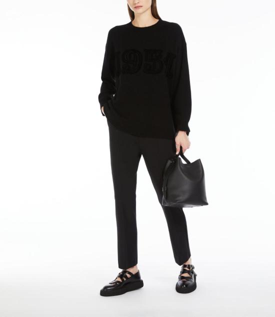  막스마라 네페타 울 블렌드 크레이프 팬츠 2411131081600NEPETA 003 - MAX MARA