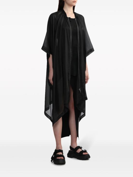  릭 오웬스 케이프 RP01D2726SH BLACK - RICK OWENS