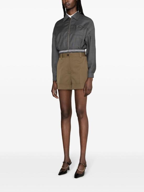  미우미우 숏팬츠 MP1737SOOO108N F0594 SUGHERO - MIU MIU