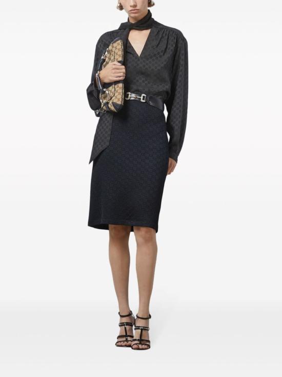  구찌 긴팔 티셔츠 740513ZAISQ 1000 black - GUCCI