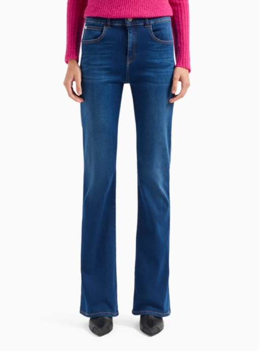  엠포리오 아르마니 데님 스트레이트 팬츠 스트레이트 팬츠 6R2J47 2DAXZ 0941 - EMPORIO ARMANI