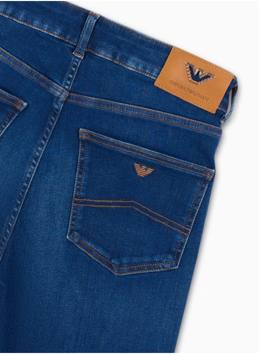  엠포리오 아르마니 데님 스트레이트 팬츠 스트레이트 팬츠 6R2J47 2DAXZ 0941 - EMPORIO ARMANI