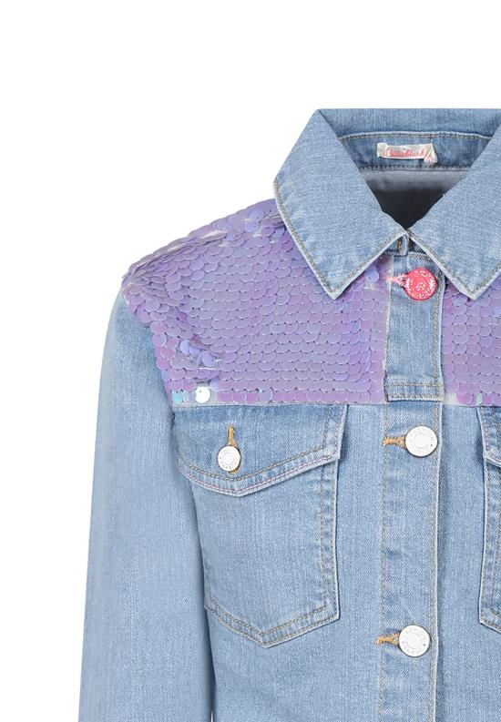  [키즈] 빌리블러쉬 데님 자켓 U20372 Z22 DENIM - BILLIEBLUSH