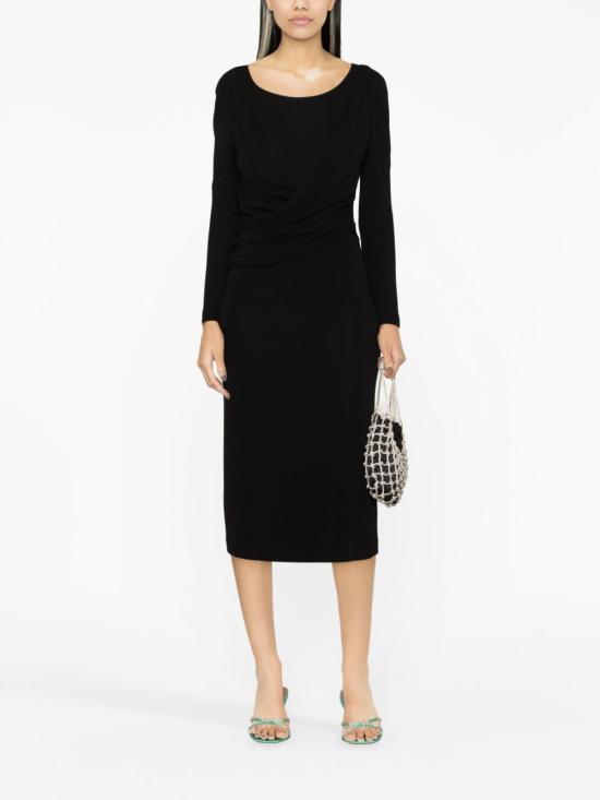  알베르타 페레티 미디 원피스 A 0436 6621 A0555 BLACK - ALBERTA FERRETTI