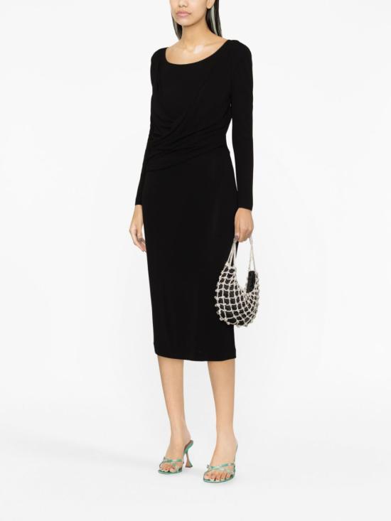  알베르타 페레티 미디 원피스 A 0436 6621 A0555 BLACK - ALBERTA FERRETTI