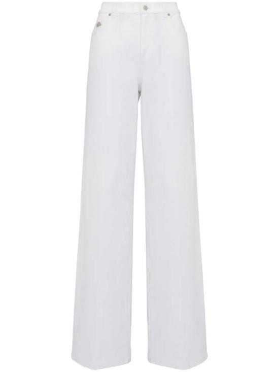  알렉산더 맥퀸 스트레이트 팬츠 780823QMACM9000 OPTICAL WHITE