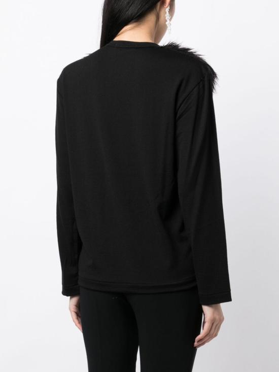  꼼데가르송 긴팔 티셔츠 GLT024 BLACK - COMME DES GARCONS