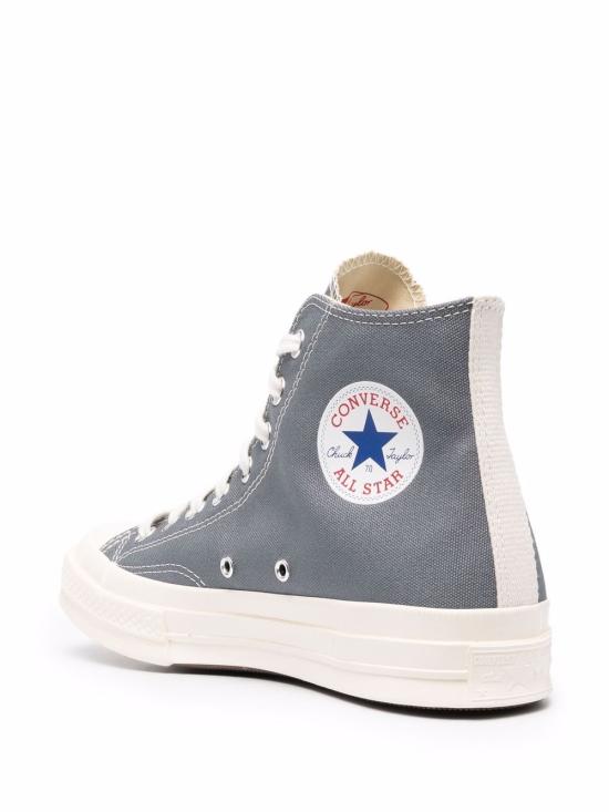  꼼데가르송 플레이 X 컨버스 스니커즈 P1K122 Grey - COMME DES GARCONS PLAY CONVERSE
