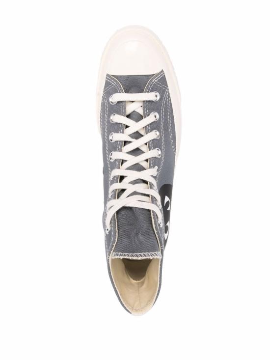  꼼데가르송 플레이 X 컨버스 스니커즈 P1K122 Grey - COMME DES GARCONS PLAY CONVERSE