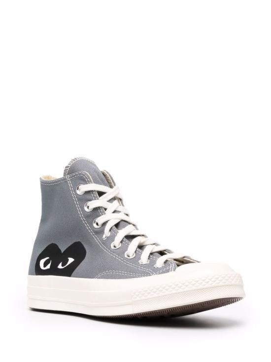  꼼데가르송 플레이 X 컨버스 스니커즈 P1K122 Grey - COMME DES GARCONS PLAY CONVERSE