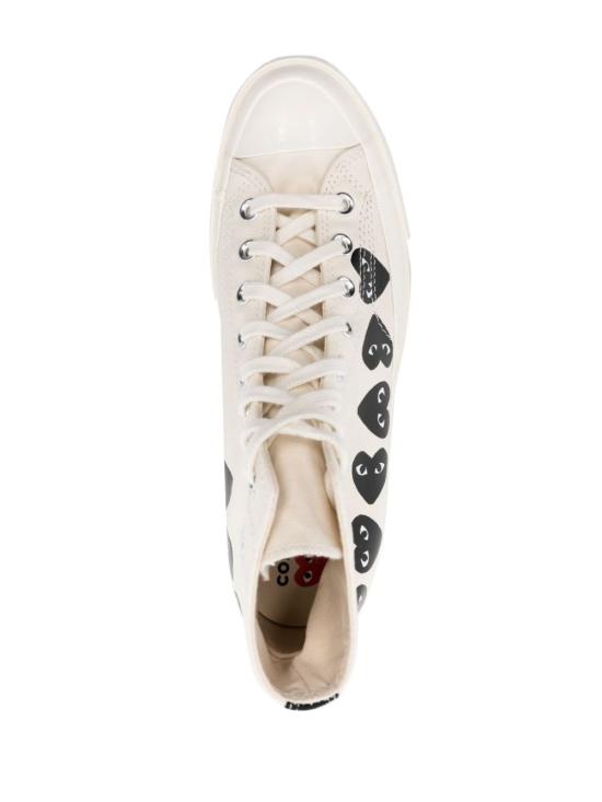  꼼데가르송 플레이 X 컨버스 스니커즈 P1K127 White - COMME DES GARCONS PLAY CONVERSE
