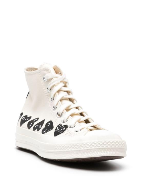  꼼데가르송 플레이 X 컨버스 스니커즈 P1K127 White - COMME DES GARCONS PLAY CONVERSE