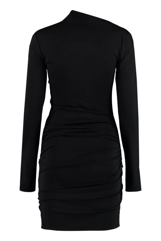  오프화이트 숏 원피스 OWDB486F23JER001 1001 BLACK - OFF WHITE