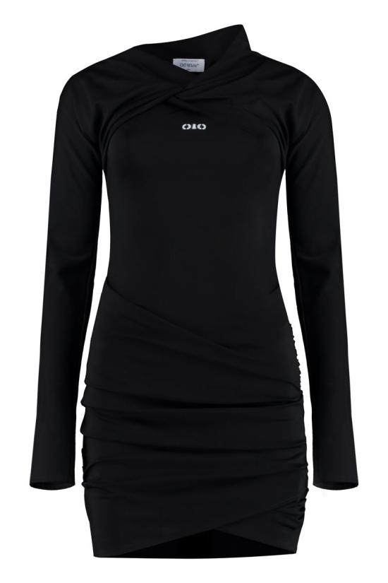  오프화이트 숏 원피스 OWDB486F23JER001 1001 BLACK