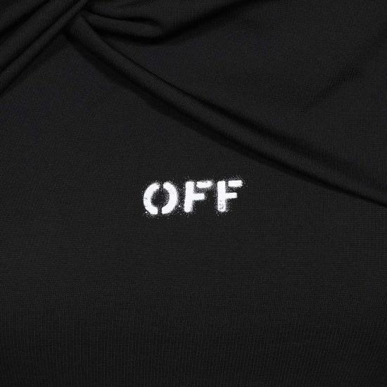  오프화이트 숏 원피스 OWDB486F23JER001 1001 BLACK - OFF WHITE