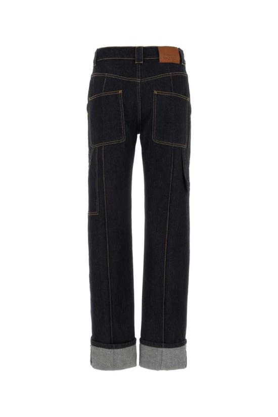  알렉산더 맥퀸 데님 스트레이트 팬츠 스트레이트 팬츠 766479QMACJ 4484 BLUE - ALEXANDER MCQUEEN
