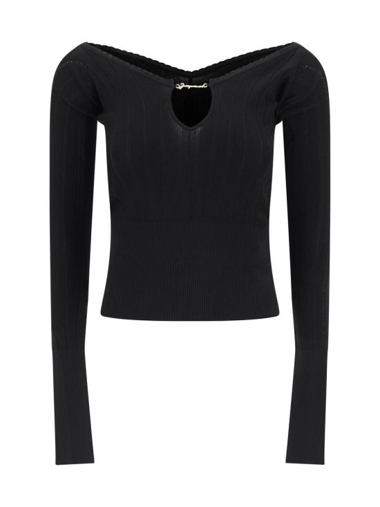  자크뮈스 긴팔 티셔츠 24E241KN3572358 990 Black