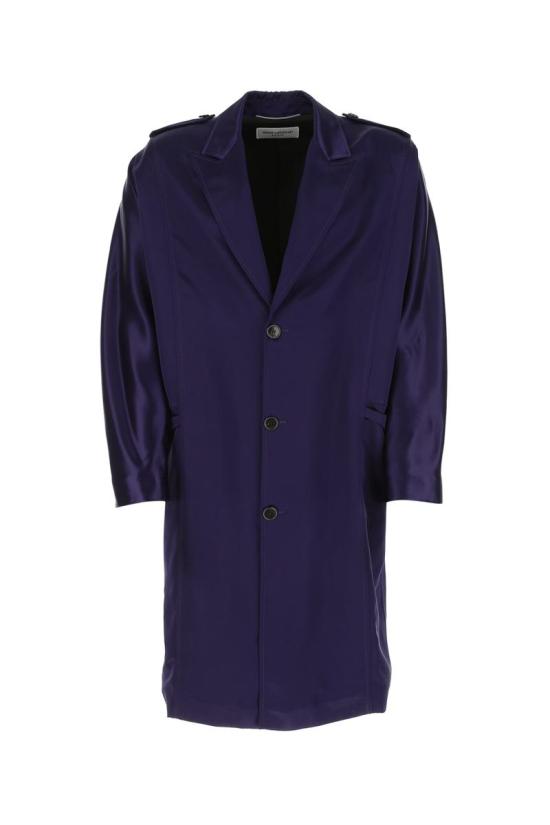  생로랑 새틴 싱글 브레스트  680489Y1E58 4126 4126