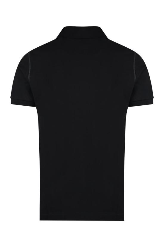  돌체앤가바나 로고 태그 코튼 폴로 셔츠  G8PL4TG7F2H N0000 BLACK - DOLCE & GABBANA