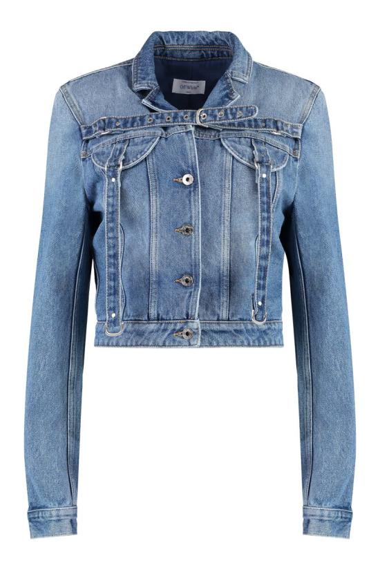  오프화이트 데님 자켓 OWYE048F23DEN001 4500 DENIM