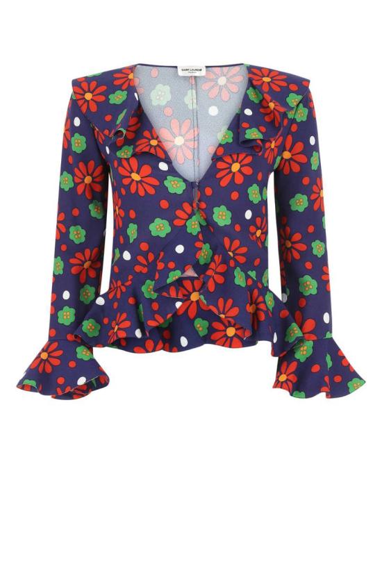  생로랑 블라우스 681875Y5E54 4368