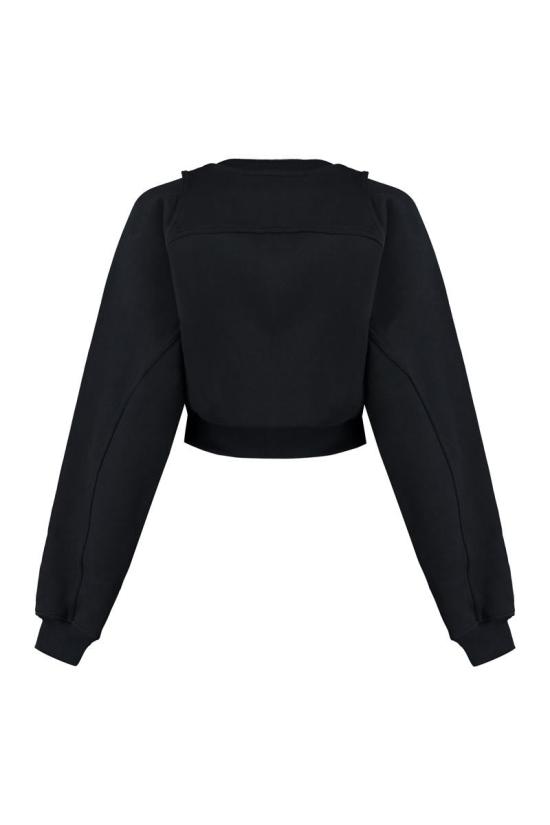  오프화이트 긴팔 티셔츠 OWBA071F23JER001 1001 Black - OFF WHITE