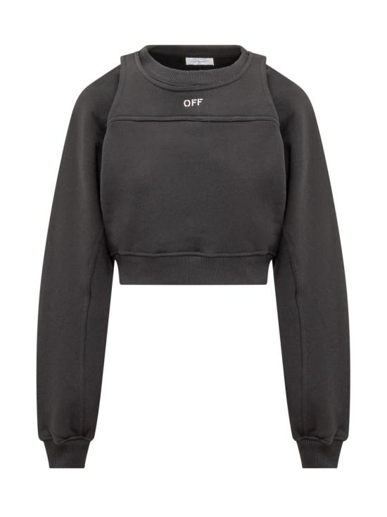  오프화이트 긴팔 티셔츠 OWBA071F23JER001 1001 Multicolor