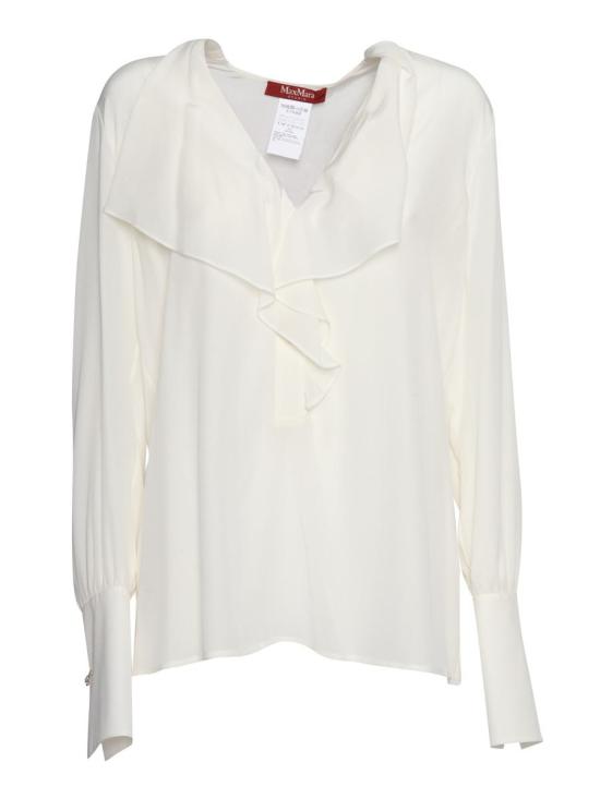  막스마라 스튜디오 셔츠 2361160139600 001 SETA 217526 CREAM