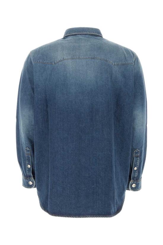  버버리 긴팔 데님 셔츠 8071542 B6282 BLUE - BURBERRY