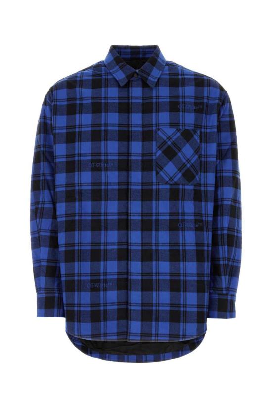  오프화이트 긴팔 긴팔 셔츠 OMES003F23FAB001 4800 PRINTED