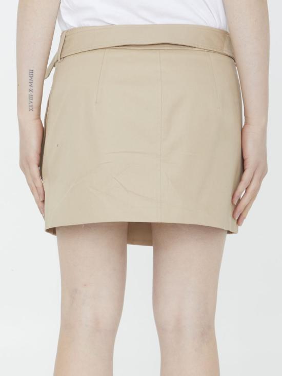  버버리 숏 스커트 7561599 8071196 A7405 Beige - BURBERRY