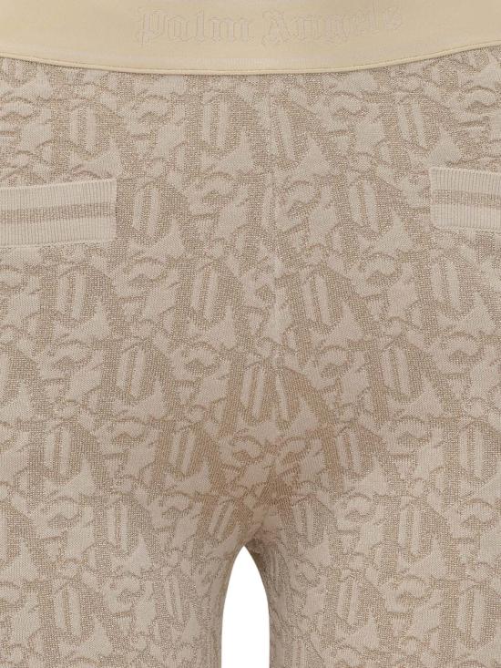  팜앤젤스 플레어 팬츠 PWHG026R24KNI001 0361 BIANCO E ORO - PALM ANGELS