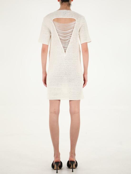  보테가베네타 숏 원피스 37434323 685527 V1OK0 2945 WHITE - BOTTEGA VENETA