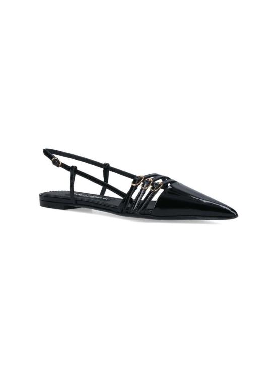  돌체앤가바나 플랫 슈즈 CG0719 A147180999 Black - DOLCE & GABBANA