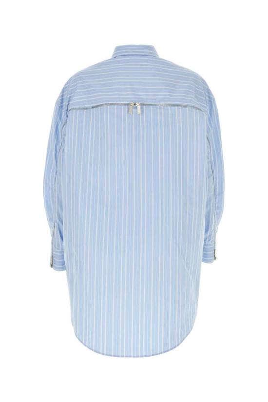  오프화이트 숏 원피스 OWGE008F23FAB001 4001 Blue - OFF WHITE